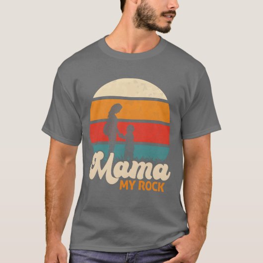 Mom Mama My Rock funny T-shirt (Voorkant)