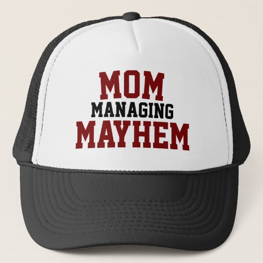 Mom Managing Mayhem Hat Trucker Pet (Voorkant)