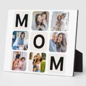 Mom Moederdag foto collage plaque Fotoplaat (Zijkant)