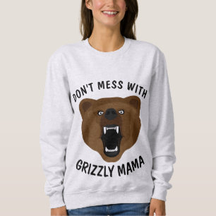 MOM MOEDERDAG GRIZZLY BEER FUNNY T-SHIRS TRUI