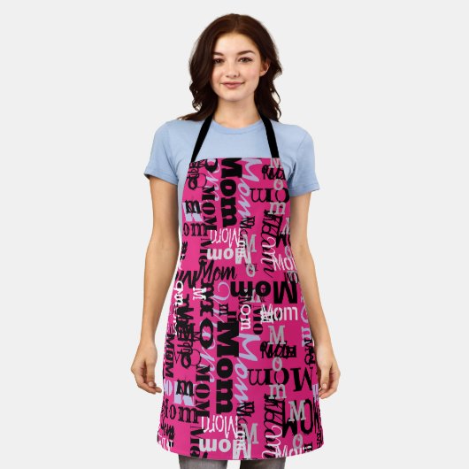 MOM MOTHER Moederdag Gift New mammie Schort (Gedragen)