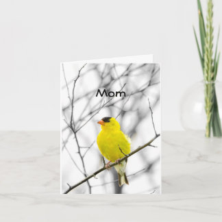 "MOM" OP UW BIRTHDAY TWEEHAPPY BIRTHDAY KAART