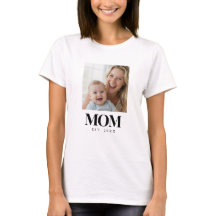 MOM Opgericht Zwarte Typografie Foto Cadeau