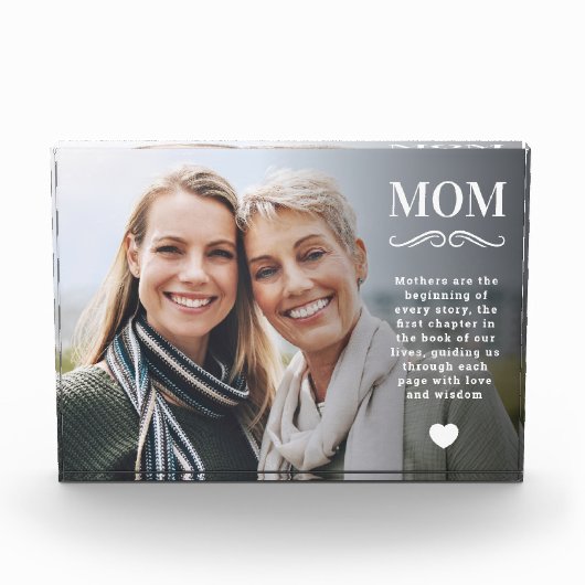 MOM overlay aangepaste offerte moederdag Fotoblokken (Voorkant)