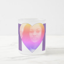 "MoM" paarse aangepaste Foto Hart