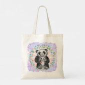 Mom Panda Beer Love custom Tote Bag (Achterkant)