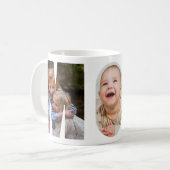 MOM Personnalisé Trois Photo Mug (Devant gauche)