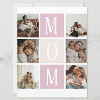 MOM Photo Collage Mother’s Day Card