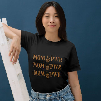 MOM PWR Skeleton Hand Shirt – Cool Halloween Rock