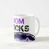 ** Mom Rocks Stones Lapidary Agate Koffiemok (Voorkant rechts)