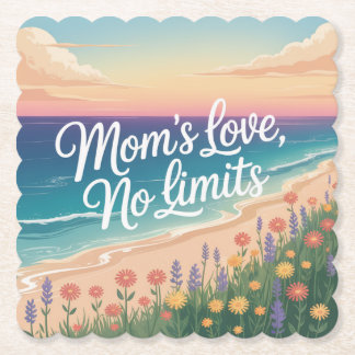 Mom’s Love, No Limits Kartonnen Onderzetters