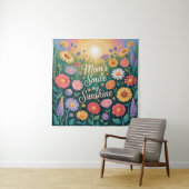 Mom’s Smile = My Sunshine Wandkleed (In situ)