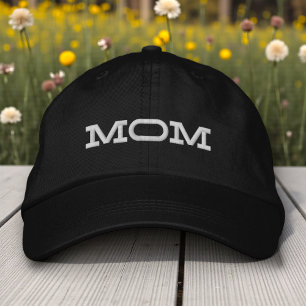 Mom Simple Cool Moderne Typografie Custom Geborduurde Pet