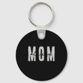Mom Since 20xx Modern Simple Preppy  Sleutelhanger (Voorkant)