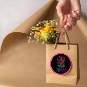 MOM source de Love Arabic graffiti Sticker rond