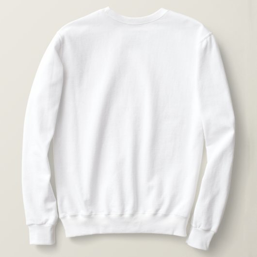 Mom sweater with floral design and retro lettering (Design achterkant)