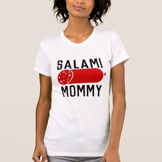 MOM T-SHIRTS, SALAMI MOMMY-T - SHIRTS (Voorkant)