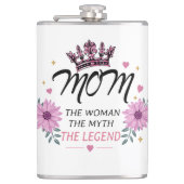 Mom The Legend Mother's Day Gift Heupfles (Voorkant)