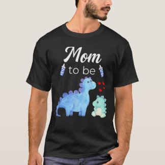 Mom To Be Dinosaur Baby Shower For Boy T-shirt