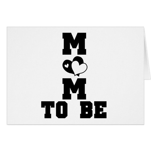 MOM to Be - Zwarte Tekst (Voorkant Horizontaal)