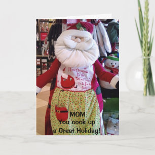 "MOM" U KUNT EEN GROTE KERSTMAS VAN DE VUURDAG OPN FEESTDAGEN KAART
