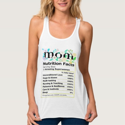 MOM-voedingsfeiten Tanktop (Voorkant)