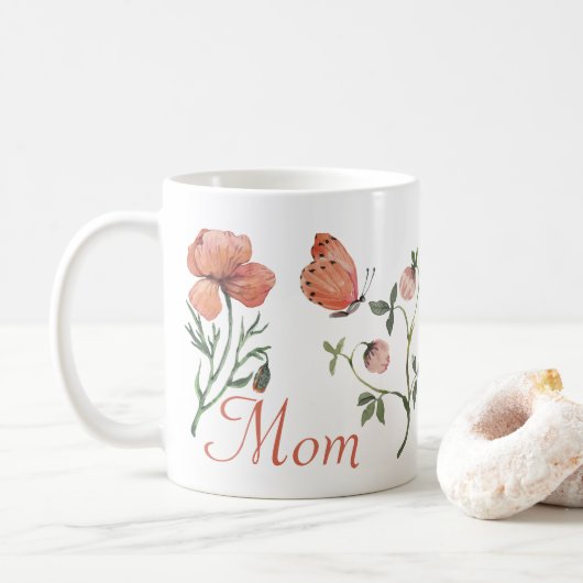 Mom Wildflower Mok (Met donut)