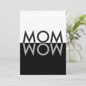 MOM wow CARTE PERSONNALISÉE (Debout devant)