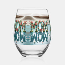 Mom Wow Floral Reflection 