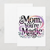 Mom, You’re Magic Kaart (Voorkant / Achterkant)