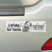 Moma Llama Menhdi Pattern Bumpersticker (Op auto)