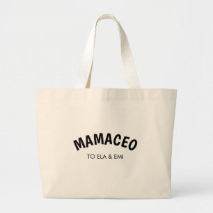 Momager Moderne Moeder Manager Aangepaste Namen Grote Tote Bag