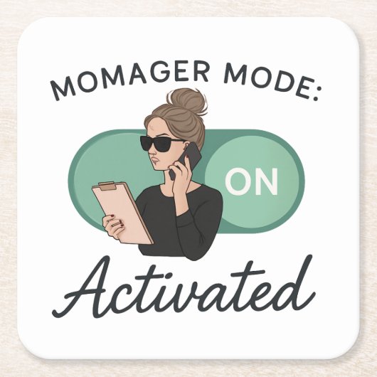 Momager-modus: geactiveerd stenen Onderzetter (Voorkant)