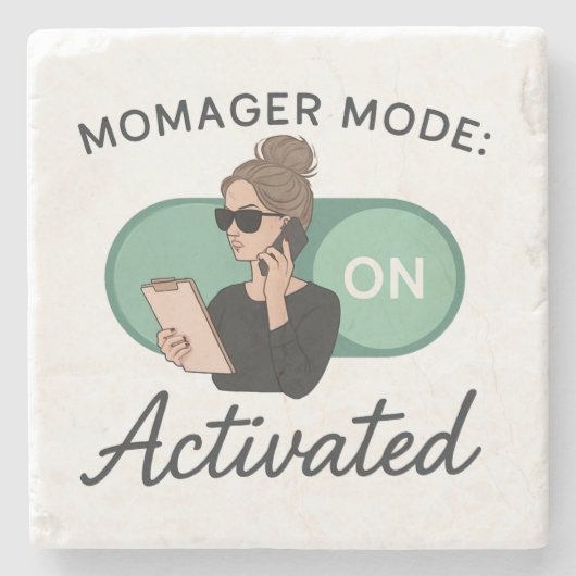 Momager-modus: geactiveerd stenen Onderzetter (Voorkant)