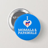 Momala & papaWalz Ronde Button 5,7 Cm (Voorkant /achterkant)