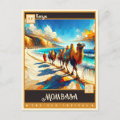 Mombasa, Kenia | schilderij Briefkaart (Voorkant)