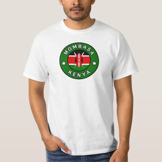 Mombasa Kenya T-shirt (Voorkant)