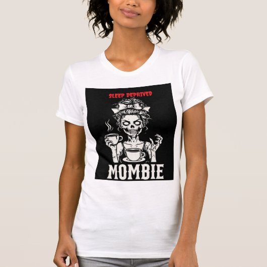 MOMBIE en slaaptekort T-shirt (Voorkant)