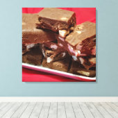 momcherrymarshmallowfudge canvas afdruk (Insitu (Houten vloer))