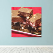 momcherrymarshmallowfudge canvas afdruk (Insitu (Houten vloer))