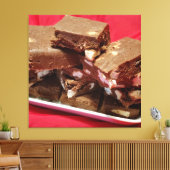 momcherrymarshmallowfudge canvas afdruk (Insitu (Woonkamer))