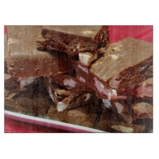 momcherrymarshmallowfudge snijplank (Voorkant)