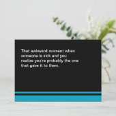 Moment Awkward Se Bien Prochainement Carte (Debout devant)