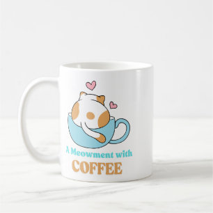 Moment de café captif - Cute Cat Art Mug