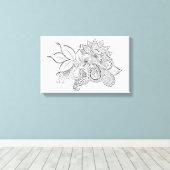 moment de calme toile enveloppée (Insitu (Plancher de Bois))