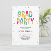 Moment De Joy Graduation Party Invitation (Debout devant)