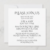 Moment de se détendre Invitation (Dos)