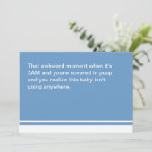 Moment d'ennui Nouvelle Carte Bébé - Garçon (Debout devant)