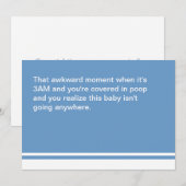 Moment d'ennui Nouvelle Carte Bébé - Garçon (Devant / Derrière)