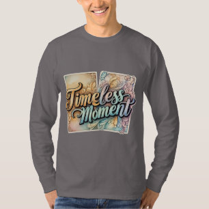 Moment intemporel - T-shirt Artistique à main